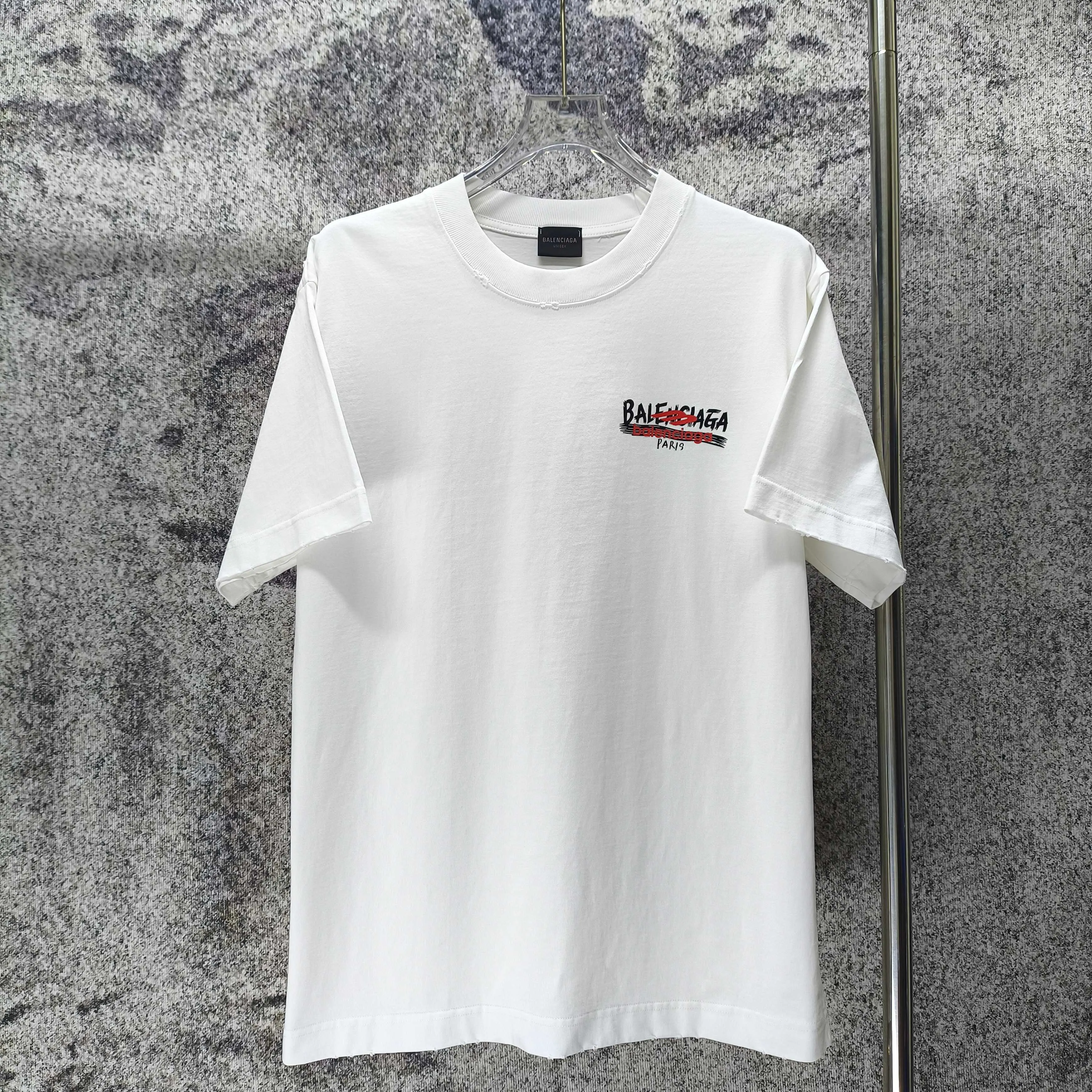 BAL* 2026 New Arrival 320g logo t Same Style Size S M L XL XXL Black White